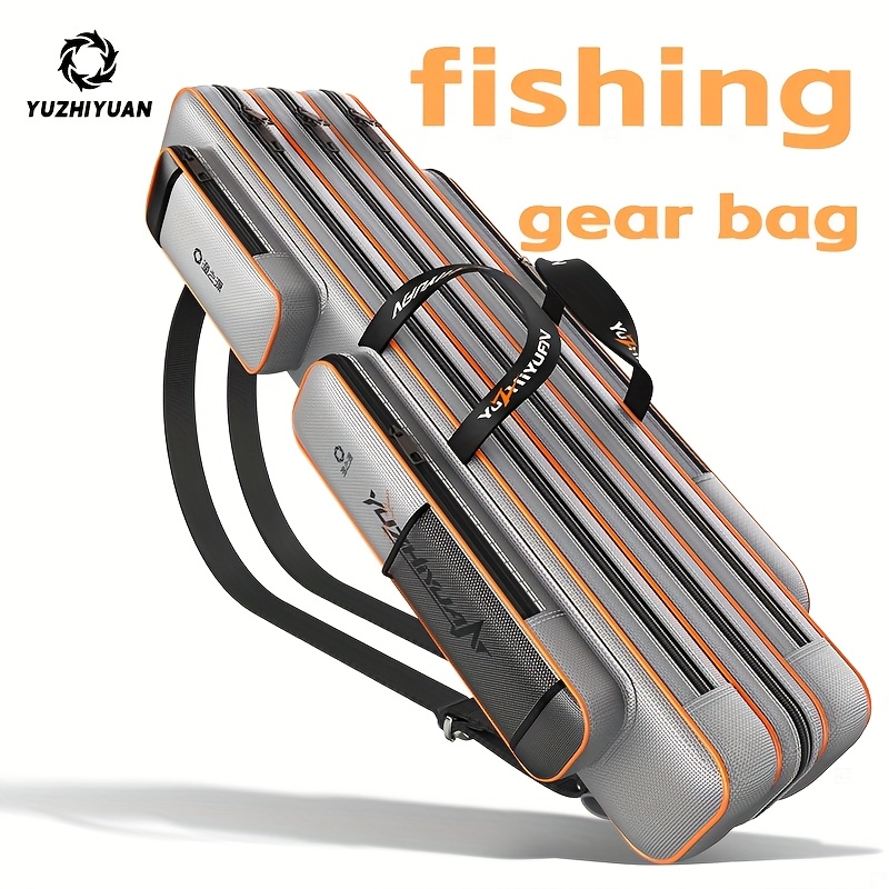 Fishing Rod Case - Yuzhiyuan Fishing Bag, Large Capacity Multi-Layer