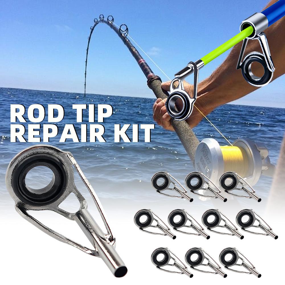 Fishing Rod Repair Kit - Rod Tip Repair Kit 10pcs Fishing
