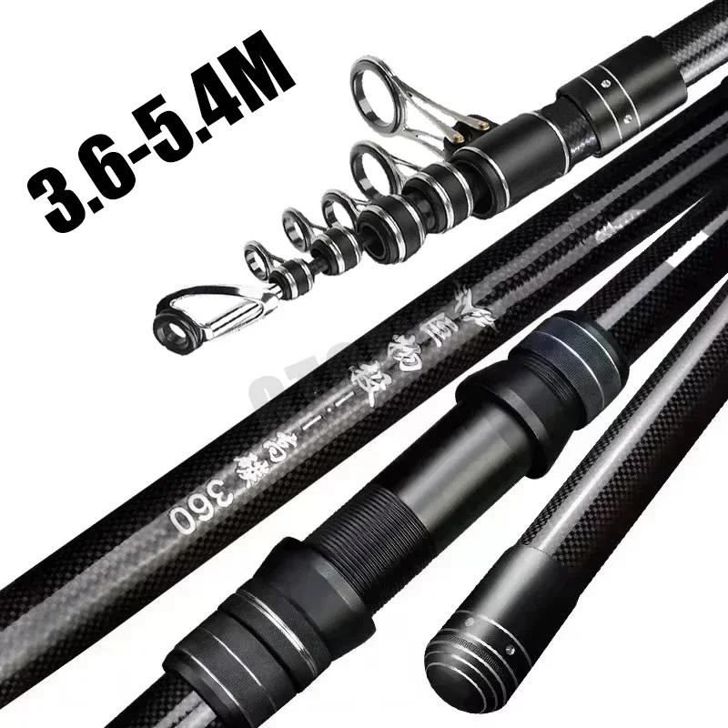 Fishing Rod Surf - 3.6m 4.5m 5.0m 5.4m Telescopic Fishing