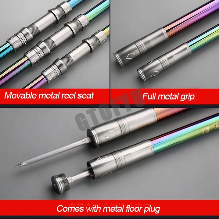 2.1m 2.7m  3.9m 4.5m Telescopi - Fishing Rod Surf ulasan dan harga