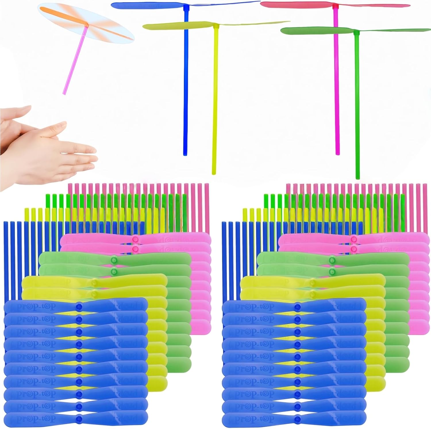 10/20/40/80set  Hand Helicopte - Fishing Rod Fly ulasan dan harga
