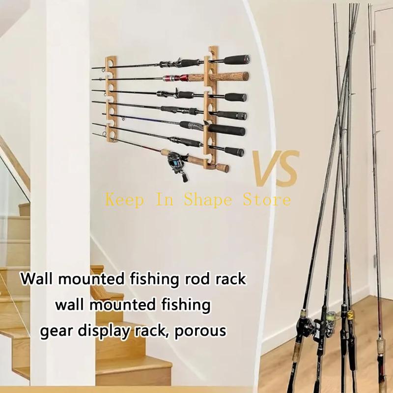 U1JC Storage Organizers Fishin - Fishing Rod Rack ulasan dan harga