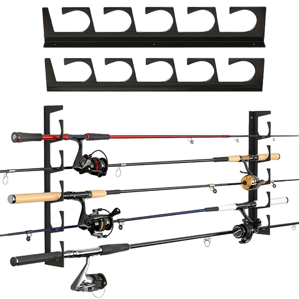 B48B-Wall/Ceiling Mount Fishin - Fishing Rod Rack ulasan dan harga