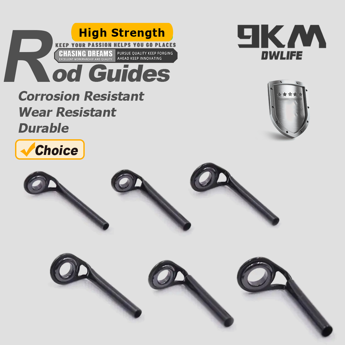 Fishing Rod Guides 5~10pcs MKT - Fishing Rod Tip Replacement ulasan dan harga