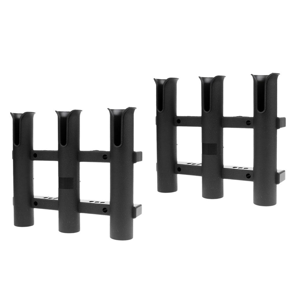Black PP Fishing Rod Holder Ra - Fishing Rod Boat ulasan dan harga