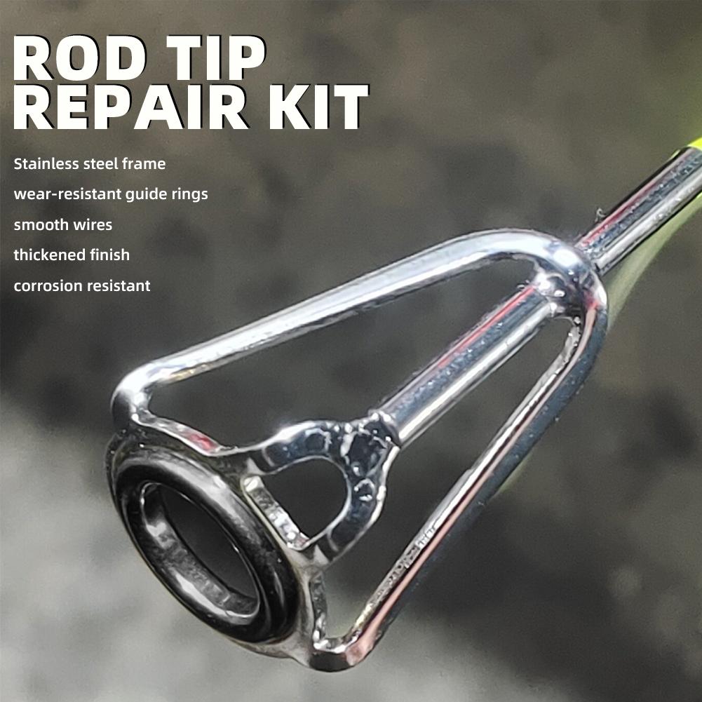 Rod Tip Repair Kit 10pcs Fishi - Fishing Rod Repair Kit ulasan dan harga