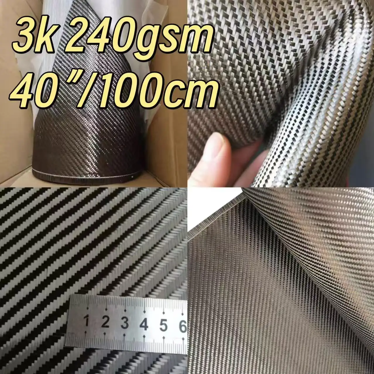 [Grade A+]3K 240gsm Real Carbo - Fishing Rod Carbon Fiber ulasan dan harga