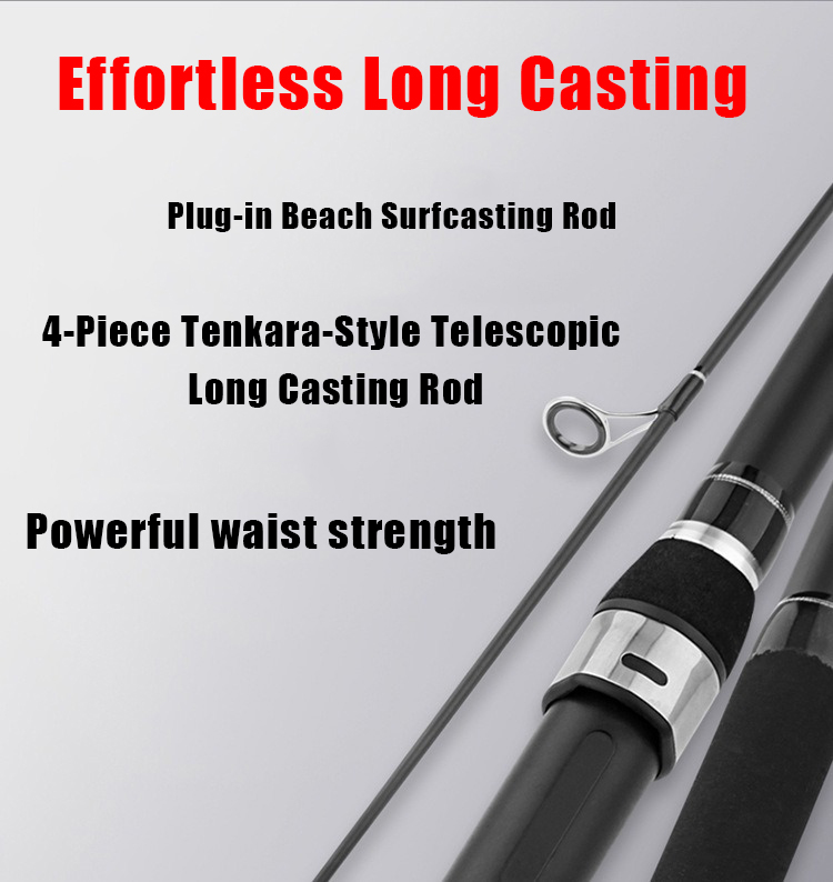 3.3M-3.9M Carp 4 Pieces Fishin - Fishing Rod Surf ulasan dan harga