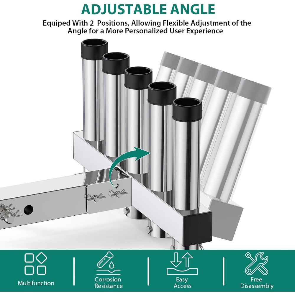 Hitch Mount Fishing Rod Holder - Fishing Rod Rack ulasan dan harga