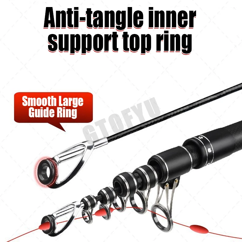 3.6m 4.5m 5.0m 5.4m Telescopic - Fishing Rod Surf ulasan dan harga
