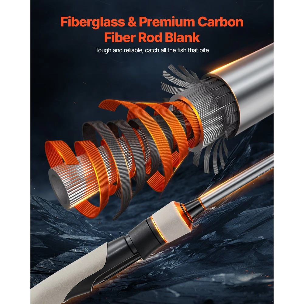 Carbon Fiber Bass Fishing Pole - Fishing Rod Carbon Fiber ulasan dan harga