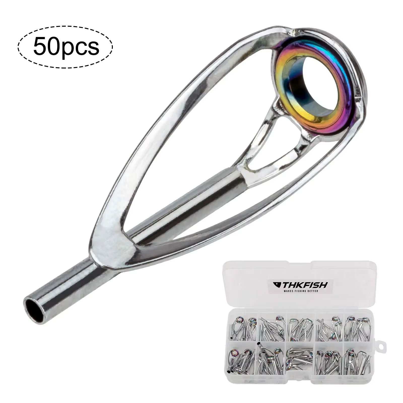 50pcs Fishing Rod Tip Top Repa - Fishing Rod Tip Replacement ulasan dan harga