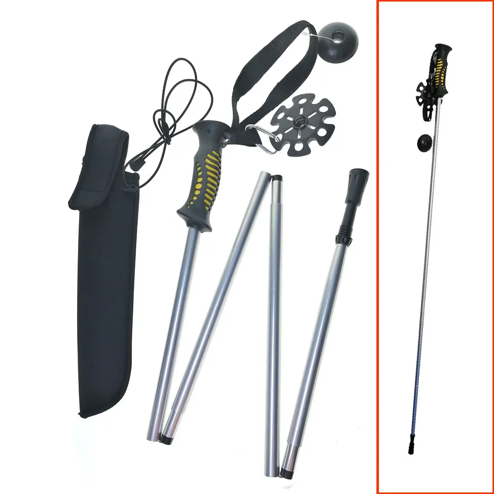 139cm Folding Alumimum Wading  - Fishing Rod Fly ulasan dan harga