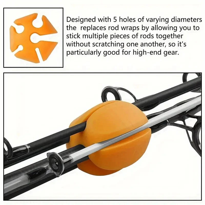 2PCS Rod Ball Retaining Clip R - Fishing Rod Case ulasan dan harga