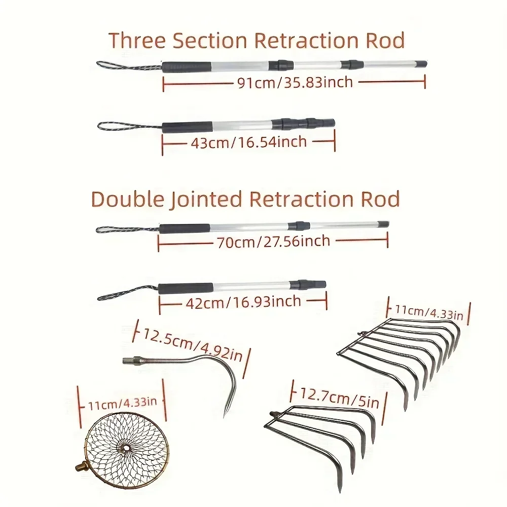 1pc JOOYOO Telescopic Aluminum - Fishing Rod Ice ulasan dan harga