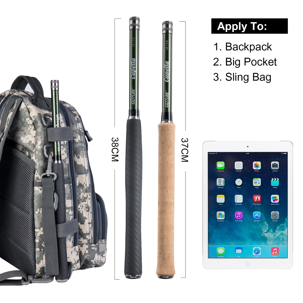 Goture Tenkara Fly Fishing Rod - Fishing Rod Carbon Fiber ulasan dan harga