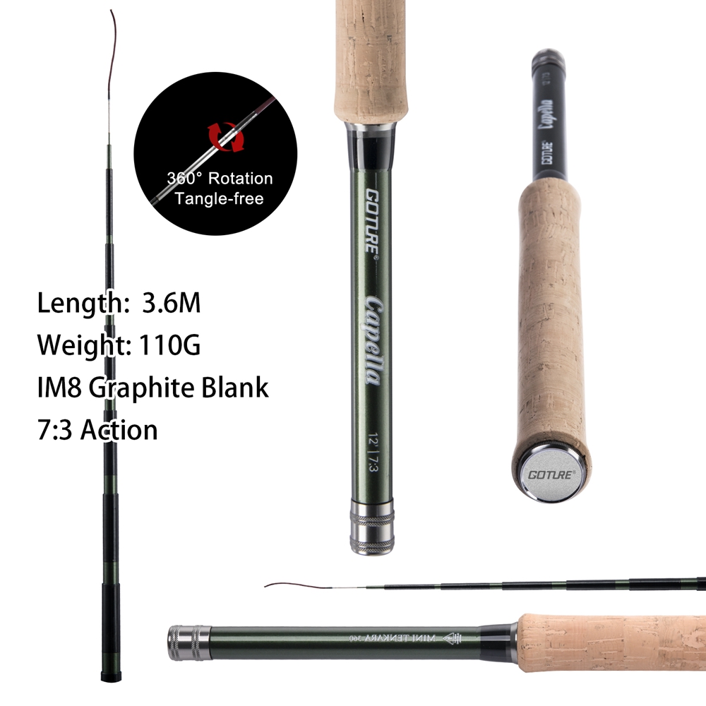 Goture Tenkara Fly Fishing Rod - Fishing Rod Carbon Fiber ulasan dan harga