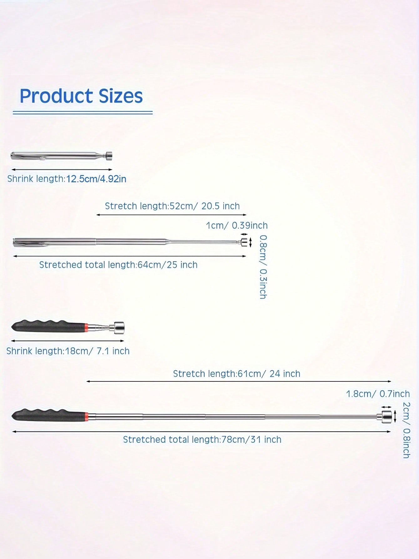 Retractable Magnet Pickup Tool - Fishing Rod Telescopic ulasan dan harga