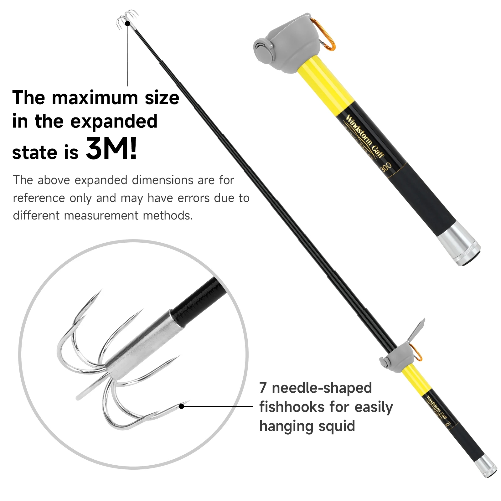 SANLIKE 7-claw Stainless Steel - Fishing Rod Carbon Fiber ulasan dan harga
