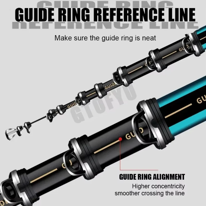 2.7m-7.2m Fishing Rods High 60 - Fishing Rod Surf ulasan dan harga