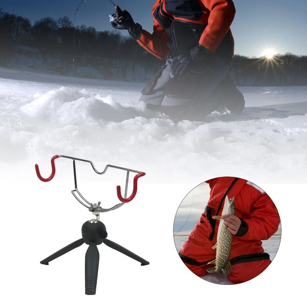 360° Adjustable Ice Fishing Ro - Fishing Rod Rack ulasan dan harga