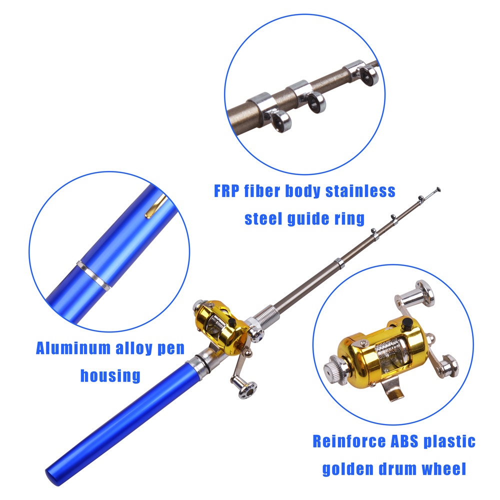 Mini ice fishing rod Combo wit - Fishing Rod Fly ulasan dan harga